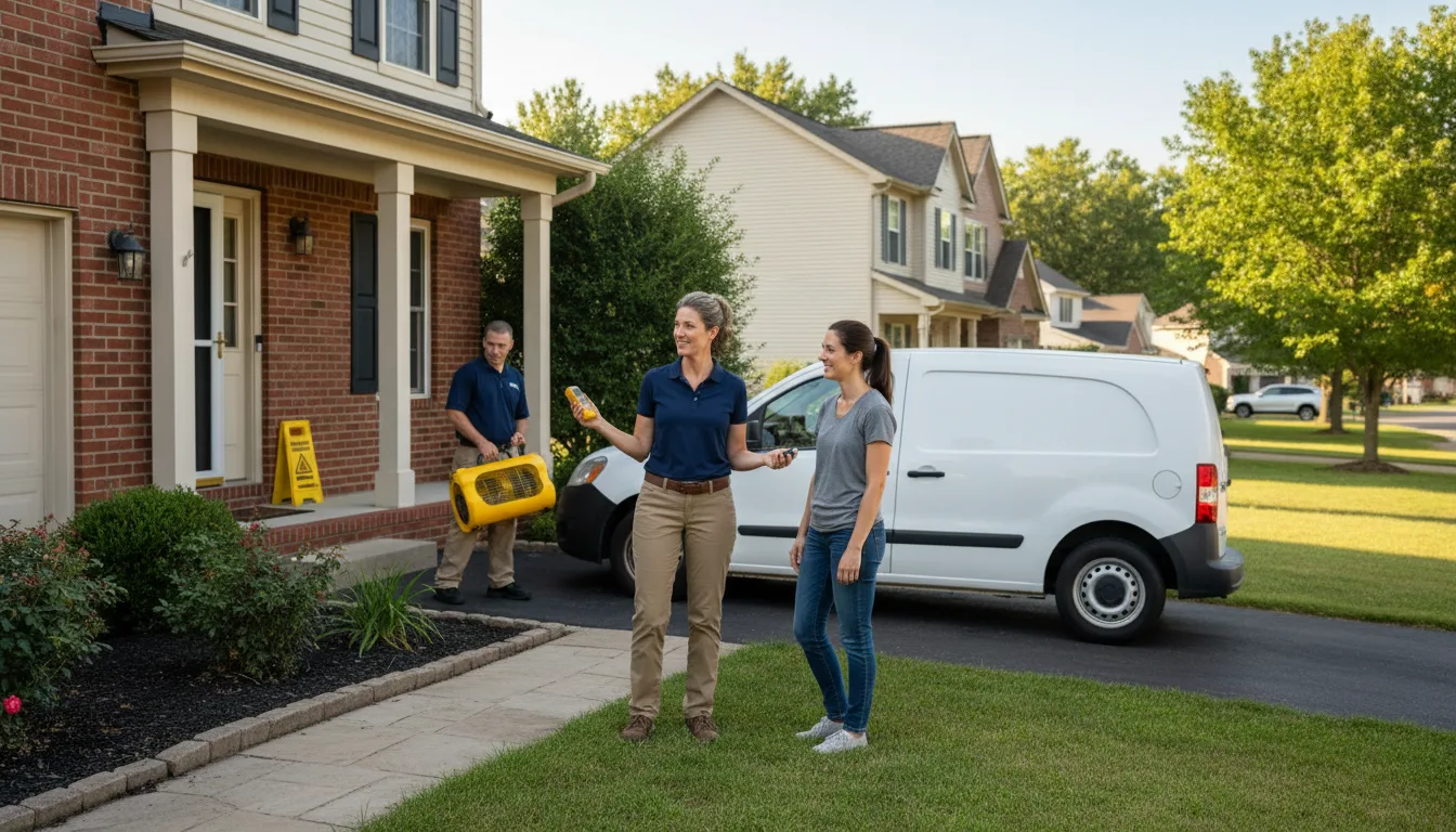 Water restoration image for Water Damage & Restoration Services in Grand Junction, TN